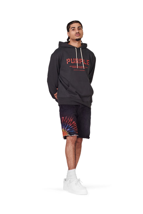 PURPLE BRAND P020 MULTICOLOUR TIE DIE BLACK Mens Apparel -